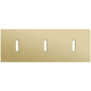 Afdekplaat 3-voud horiz. 71mm centerafst. 227-56701