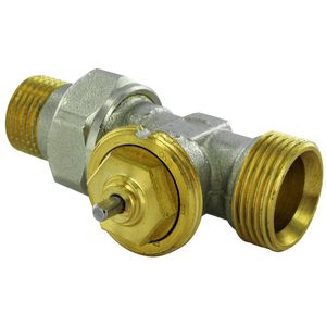 Radiatorafsluiter thermostatisch R859E M28 instelb. kv recht 1/2"xM22