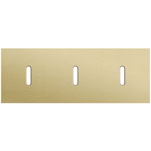 Afdekplaat 3-voud horiz. 71mm centerafst. 227-56701
