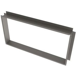 Kanaal-aftakstuk 90° 1300x700mm (L=100mm) sendzimir verzinkt staal