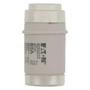 Zekering laagspanning 80A AC 400V D03 gL/gG IEC traag VVE=10