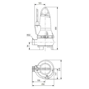 Dompelpomp EF30.50.15.2.50B 3x400V 50 Hz 2" bi.dr.