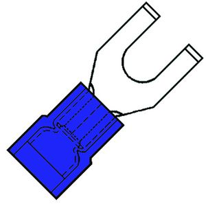 Kist a 100st. geisoleerde vorkkabelschoen super M3,5 1,5-2,5