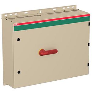 Werkschakelaar staalplaat behuizing , 6-p. 415V AC23 160A, 88kW OT160EVLRR6AZ