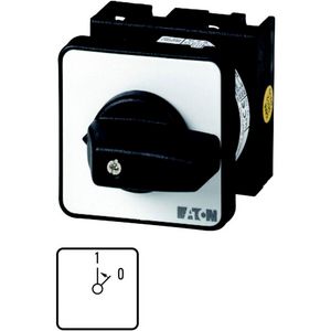 Aan-tipschakelaar 1 cont. 20A frontplaat 1<0 45° mid