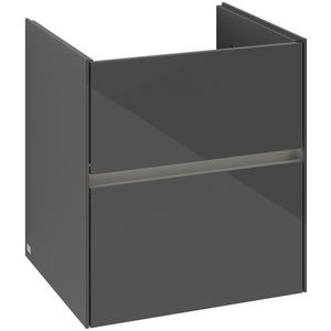 Wastafelonderkast Collaro 561x610x480mm Glossy Grey C142B0FP