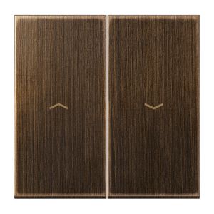 Schakelwip serie pijl LS messing antiek