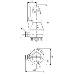 Dompelpomp DP10.50.09.2.50B 3x400V 50 Hz