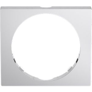 Design Busch-Wachter PRO afneembaar frame aluminium zilver (6851/DR-133)
