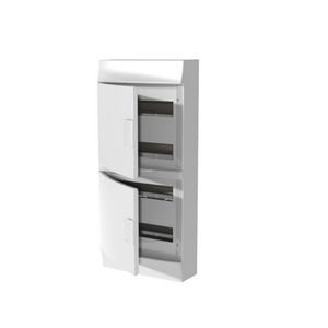 Installatiekast IP 41 4x12-modules incl deur wit