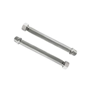 Set 2 Flexibels RVS 1/2