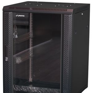 19" PATCHKAST WAND MONTAGE ENKELVOUDIG D600 B600 15HU rook-g