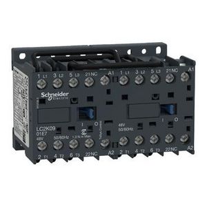 Omkeercontactor 3M AC-3 440V/9A 1V Spoel 110V AC TeSys K