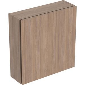 iCon bovenkast vierkant met deur 45x46,7cm eiken