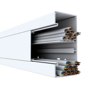 Lengte a 2 mtr. Wandgoot GGK MBR 65x100/45 wit RAL9010 VVE=4