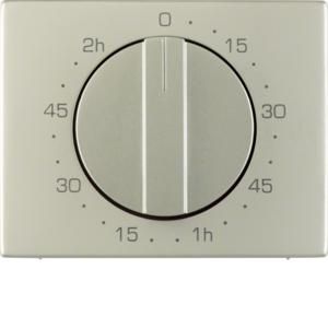 Afdek. mech. tijdschakelklok 120min berker K.1/K.5 edelstaal