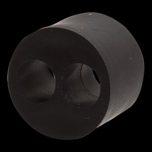 Inzetstuk meervoudig TPE t.b.v. wartel M20 doorlaat 2x 4-6mm (MFD20/02/060)