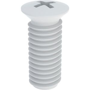 Borgschroef onderkap B8000/AqC8/8000plus alpien wit