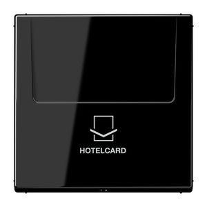 Afdekking zwart Hotelcard-schakelaar LS990