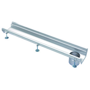 Industriegoot 1000x200mm RVS onderuitloop 110mm excl. rooster