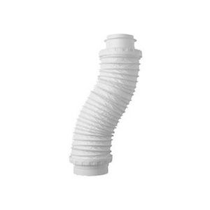 Aansluitstuk flexibel wit voor dakdoorvoer 131 naar 125mm l=650mm