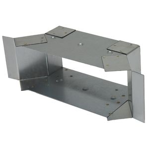 Zijaansluiting voor rechthoekig instortkanaal 220x80mm