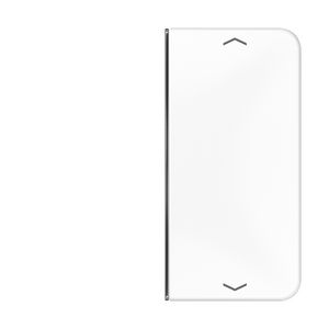 Tastafdekking 2-voudig pijl CD alpinwit KNX