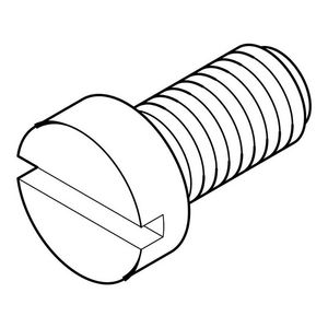 Gleufschroef nylon TC 6X12 modulen Segma VVE=100