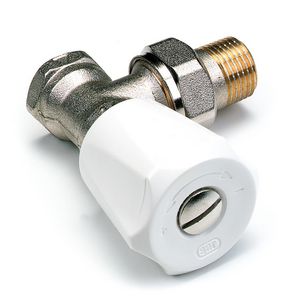 Radiatorafsluiter handbediend haaks 1-pijp 1/2" 418G VVE=5