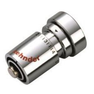 Zehnder-thermostaat kop DH chroom