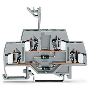 Moduleklem 2-etage + 2 dioden 1N4007 281-635/281-491 VVE=50