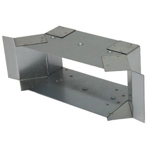 Zijaansluiting 170x80mm voor rechthoekig instortkanaal Thermoduct