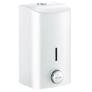 Verdeler vloeibare zeep 0,5L RVS 304 wit epoxy