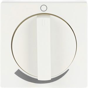 Centraalplaat v inbouw draaigreep volume s-ivoorwit