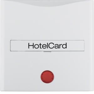 Hotelcard-centraaldoos berker S.1/B.3/B.7 polarwit mat