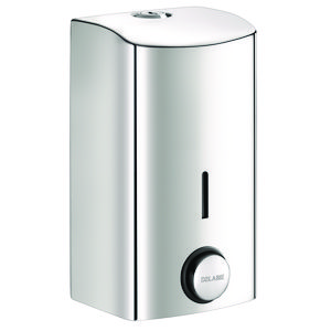 Zeepdispenser 500ml. RVS 304 glans gepol. vandaalbestendig