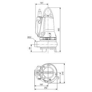 Dompelpomp EF30.50.06.E.Ex.2.50B 3x400VY Auto Adapt