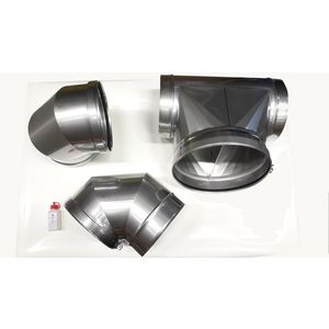 Broekstuk voor centrale luchttoevoer 350mm