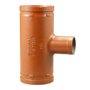 Shurjoint groef T-stuk MFM 88,9xRc 2x88,9mm verzinkt