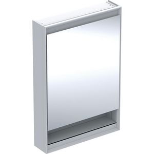 Opbouw spiegelkast met nis deur rechts 60x90cm ComfortLight wit ONE