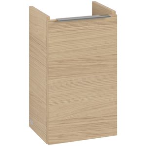 Wastafelonder. ARCHITECTURA 310x520x243mm Nordic Oak B87901VJ greep Volcano Black