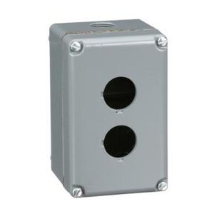 Leeg bedieningstation 9001K 4 uitsnijdingen 30mm Aluminium