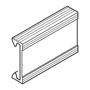 Lengte a 2m. Deksel 40mm BSI Segma VVE=18