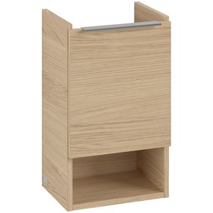 Wastafelonder. ARCHITECTURA 310x520x243mm Nordic Oak B88000VJ greep alu. glans