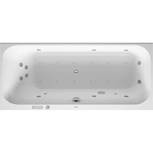 Whirlbad Happy D.2 1600x700mm, wit,a ENC.,hoek L,Combi E