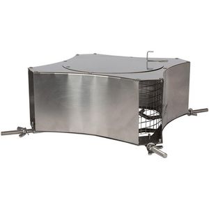 Schoorsteenkap RVS laag model