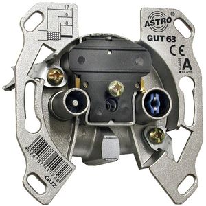 Contactdoos-rijg inb radio/TV/satelliet znd afdekpl VVE=10