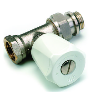 Radiatorafsluiter handbediend recht 1/2"bn. 409U