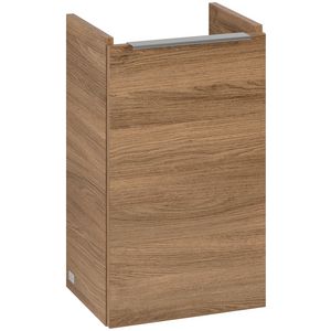 Wastafelonder. ARCHITECTURA 310x520x243mm Oak Kansas B87900RH greep alu. glans