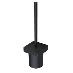 Closetborstelgarnituur wandmodel zwart/zwart FRAME FULL BLACK